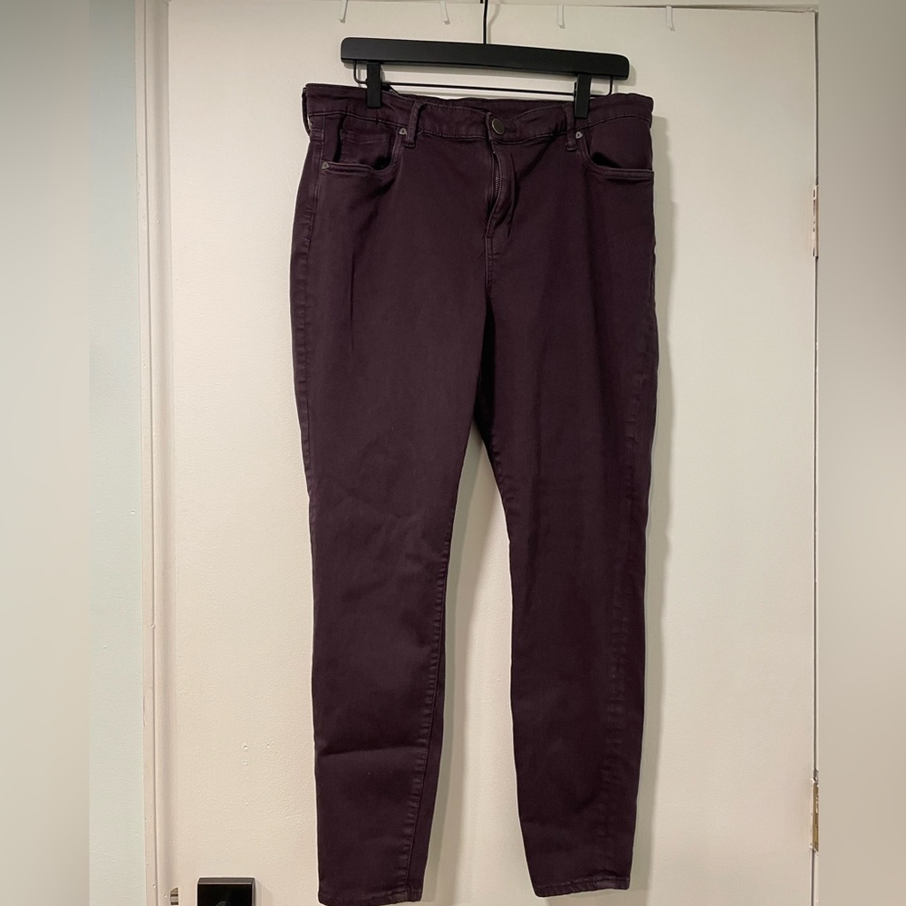 Kut from the Kloth size 14 deep purple super comfy slim fit pants. A favorite